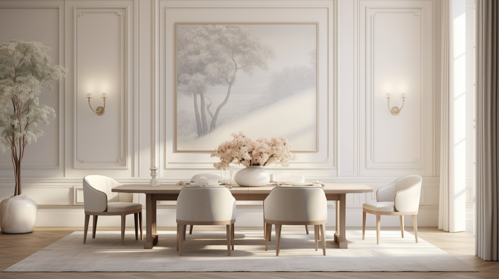 salon w stylu modern classic
